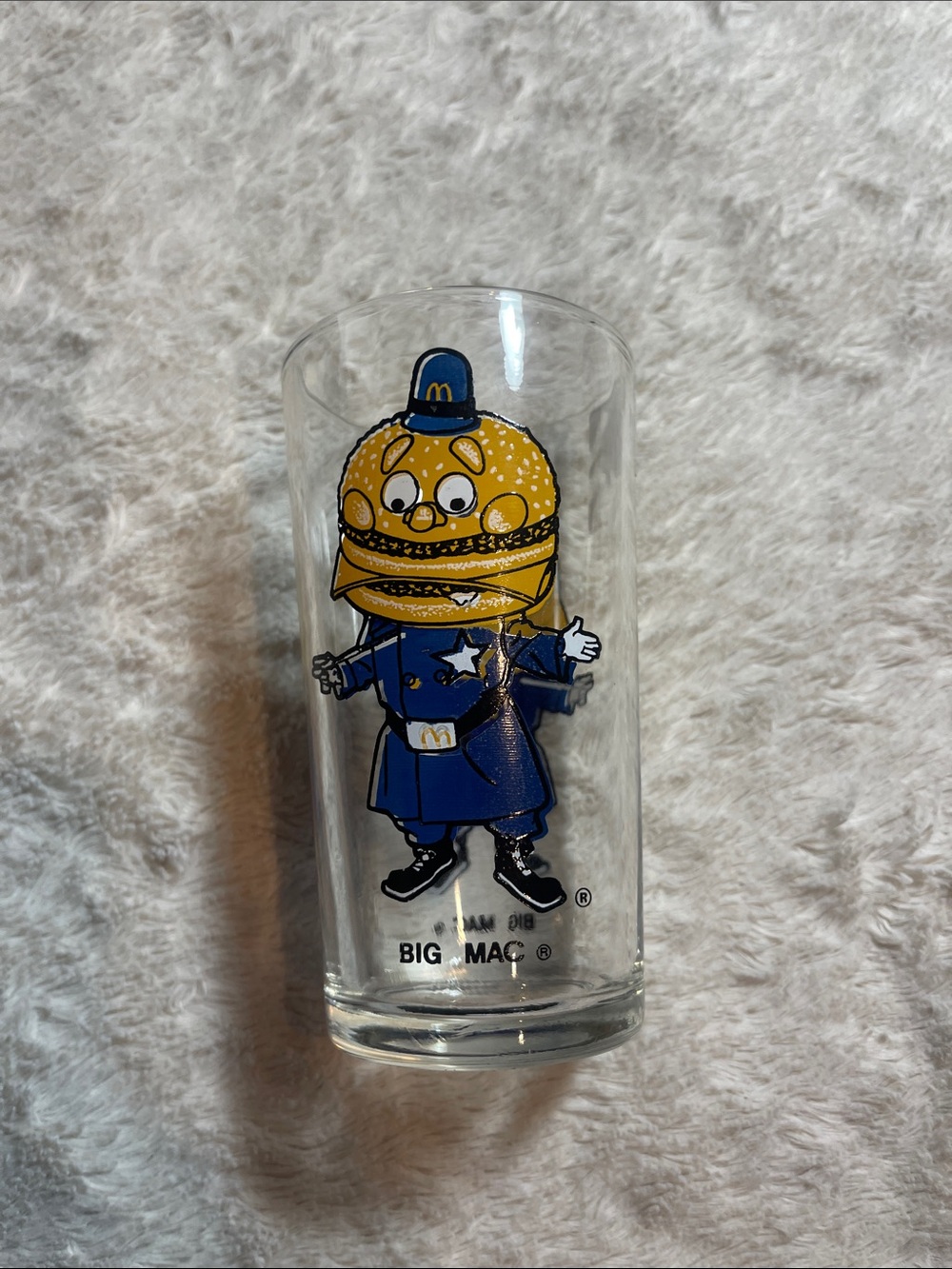 Vintage big Mac Glass McDonald’s